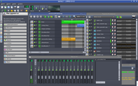 Скриншот работающей LMMS 0.4.0